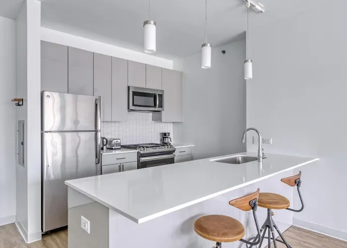 Apartamento W Loop 2br W Gym Pool In Heart Of Greektown Chi-534 *