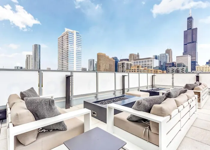 Apartamento W Loop 2br W Gym Pool In Heart Of Greektown Chi-534 *